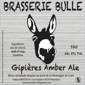 Bière Gipières Amber Ale à MONTLAUX